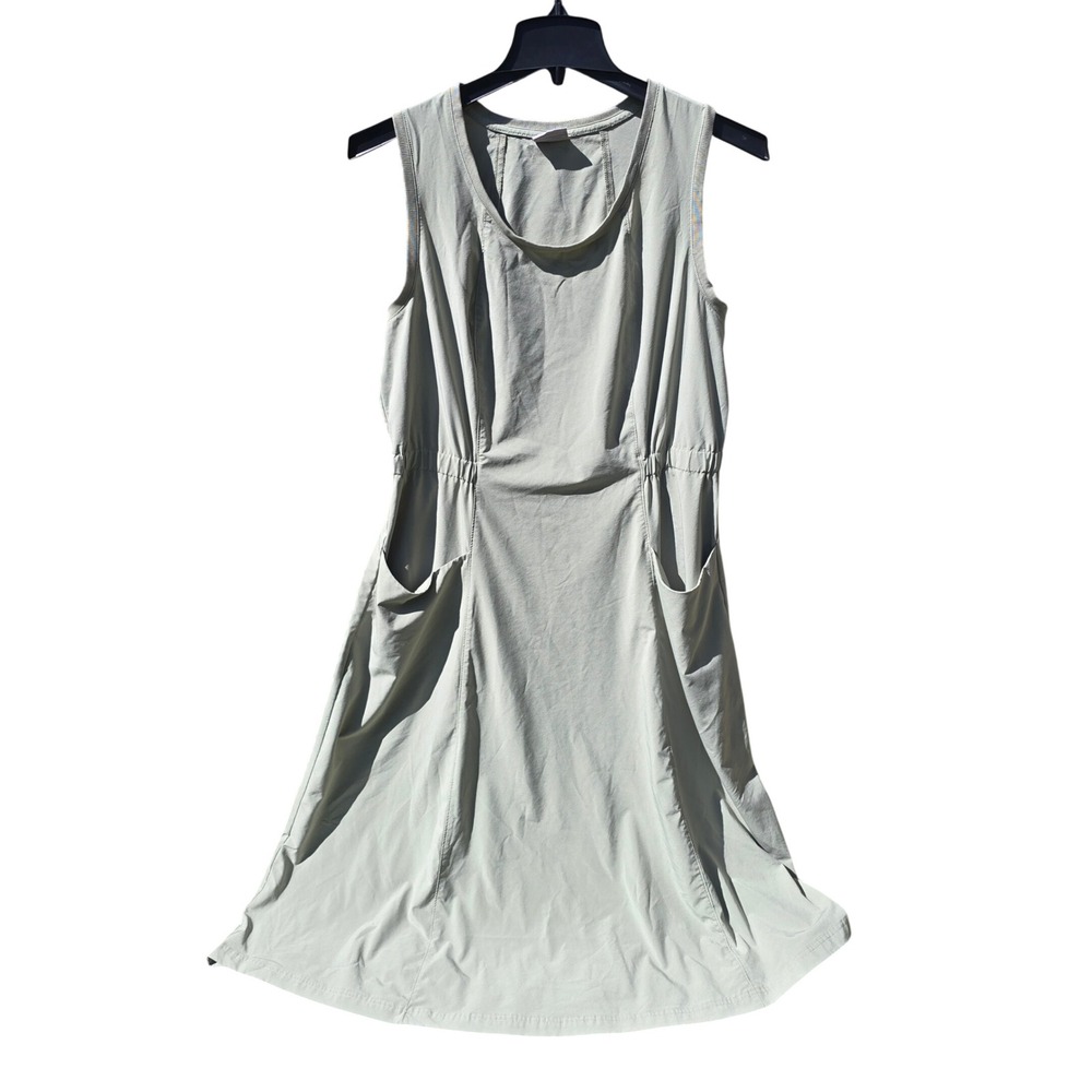 Columbia Freezer III Dress Womens XL Sage Green Sleeveless Midi Pockets AL7775 - Picture 2 of 8